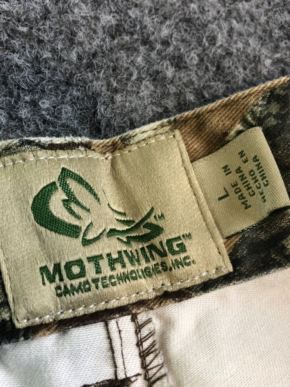 Mothwing Hunting Pants Mens Large 34 Fall Mimicry 2.0 camo Cargo Windbreaker - Picture 6 of 16
